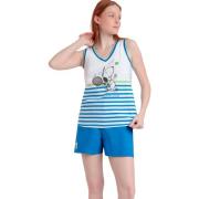 Pyjama's / nachthemden Admas Pyjamashort tanktop Peanuts Tennis Club