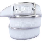 Riem Suitable Ledergürtel Struktur Leder Weiß