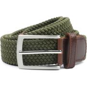 Riem Suitable Geweven Riem Olijfgroen