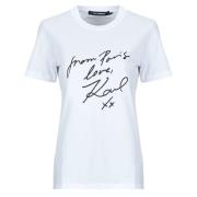 T-shirt Korte Mouw Karl Lagerfeld WITH LOVE T-SHIRT