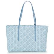 Boodschappentas Calvin Klein Jeans EMBLEM AOP DENIM TOTE W/ POUCH