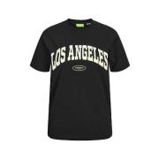 T-shirt Korte Mouw Jack &amp; Jones T-shirt coupe régulière col rond n...