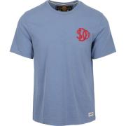 T-shirt Korte Mouw Superdry Neon Relaxed T-Shirt Blauw