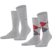 Socks Burlington Everyday 2-Pack Grijs 3223