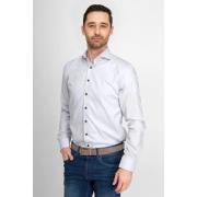 Overhemd Lange Mouw Suitable Overhemd Twill Grijs