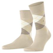Socks Burlington Manchester Sok Ruit Lichtbeige 4840