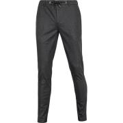 Broek Suitable Chino Das Pied de Poule Antraciet