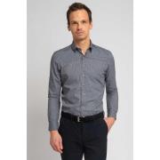 Overhemd Lange Mouw Suitable Overhemd Print Donkerblauw