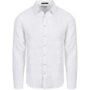 Overhemd Lange Mouw No Excess Overhemd Linnen Wit