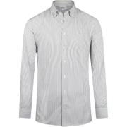 Overhemd Lange Mouw Mcgregor Overhemd Poplin Streep Sage Groen