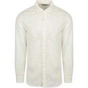 Overhemd Lange Mouw Scotch &amp; Soda Linnen Overhemd Wit