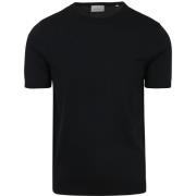 T-shirt Korte Mouw Suitable Knitted T-shirt Wap Navy