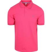 T-shirt Sun68 Poloshirt Small Stripe Collar Roze