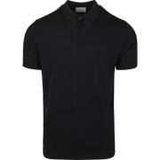 T-shirt Suitable Knitted Half Zip Polo Navy