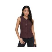 Blouse Only Noos Top Ilse - Deep Mahogany