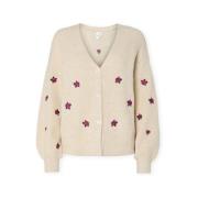 Vest Y.a.s YAS Noos Fleur Cardigan - Birch/Bouquet