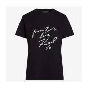 T-shirt Korte Mouw Karl Lagerfeld Camisetas Mujer Modèle B2w17104