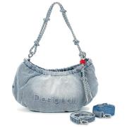 Handtas Desigual BAG HALF LOGO DENIM WAVERLY