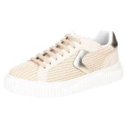 Lage Sneakers Voile Blanche -