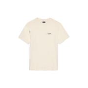 T-shirt Korte Mouw Jacquemus LE T-SHIRT GROS GRAIN BEIGE