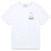 T-shirt Korte Mouw Casablanca GRADIENT SQUARE PRINTED T-SHIRT WHITE