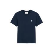 T-shirt Korte Mouw Ami Paris T-SHIRT HTS060.724.430 BLUE NIGHT