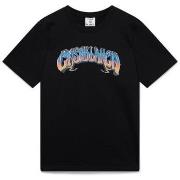 T-shirt Korte Mouw Casablanca HIPPIE T-SHIRT NOIR