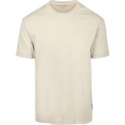 T-shirt Korte Mouw Marc O'Polo Heavy T-Shirt Ecru