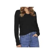 Trui Vila Pull Col en V Confort Quotidien Noir