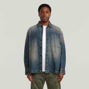 Spijkerjack G-Star Raw D23007-E358 BOXY FIT OVERSHIRT-H938 ANTIQUE FAD...