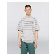 T-shirt Korte Mouw Edwin I035000.3RW.67 BOLTON-GREY MARL/WHITE