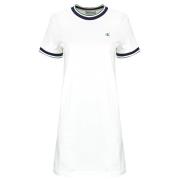 Korte Jurk Calvin Klein Jeans SS CTN MONOGRAM STRIPE TRIM MINI
