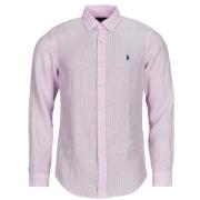 Overhemd Lange Mouw Polo Ralph Lauren CHEMISE RAYEE COUPE DROITE EN LI...