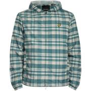 Windjack Lyle &amp; Scott Geruite jas met capuchon en ritssluiting