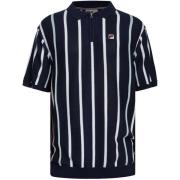 Polo Shirt Korte Mouw Fila Giorgio Patchwork gebreide poloshirt