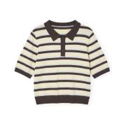 Blouse Aware Polo Oline - Chocolate Torte/Vanilla