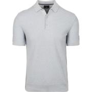 T-shirt State Of Art Polo Knitted Blauw