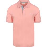 T-shirt Gant Contrast Piqué Poloshirt Bubbelgum Roze