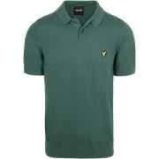T-shirt Lyle &amp; Scott Poloshirt Knitted Groen
