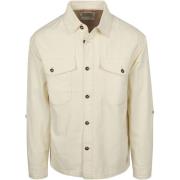 Blazer Scotch &amp; Soda Overshirt Cotton Linen Ecru