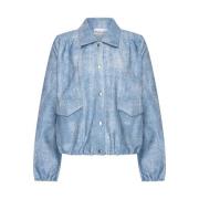 Blazer Helena Hart 7744 bomber Judy Lano twill Blauw