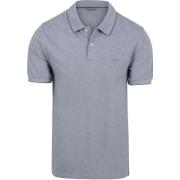 T-shirt Gant 2Tone Piqué Poloshirt Blauw