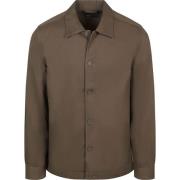 Overhemd Lange Mouw Marc O'Polo Overshirt Bruin