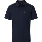 Polo Shirt Korte Mouw Casa Moda Polo Stretch Navy