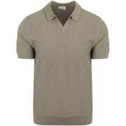 Polo Shirt Korte Mouw Profuomo Poloshirt Riva Luxury Structure Groen