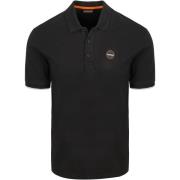 Polo Shirt Korte Mouw Napapijri E-Badge Polo Zwart
