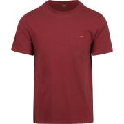 T-shirt Levis T-shirt Original Oxblood Rood