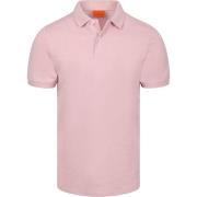 Polo Shirt Korte Mouw Suitable Poloshirt MEL Pique Roze