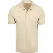Polo Shirt Korte Mouw Gant 2Tone Piqué Poloshirt Ecru