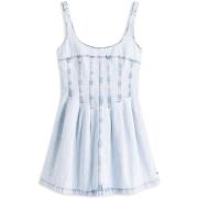 Korte Jurk Tommy Jeans Pleat Seam Denim Dre